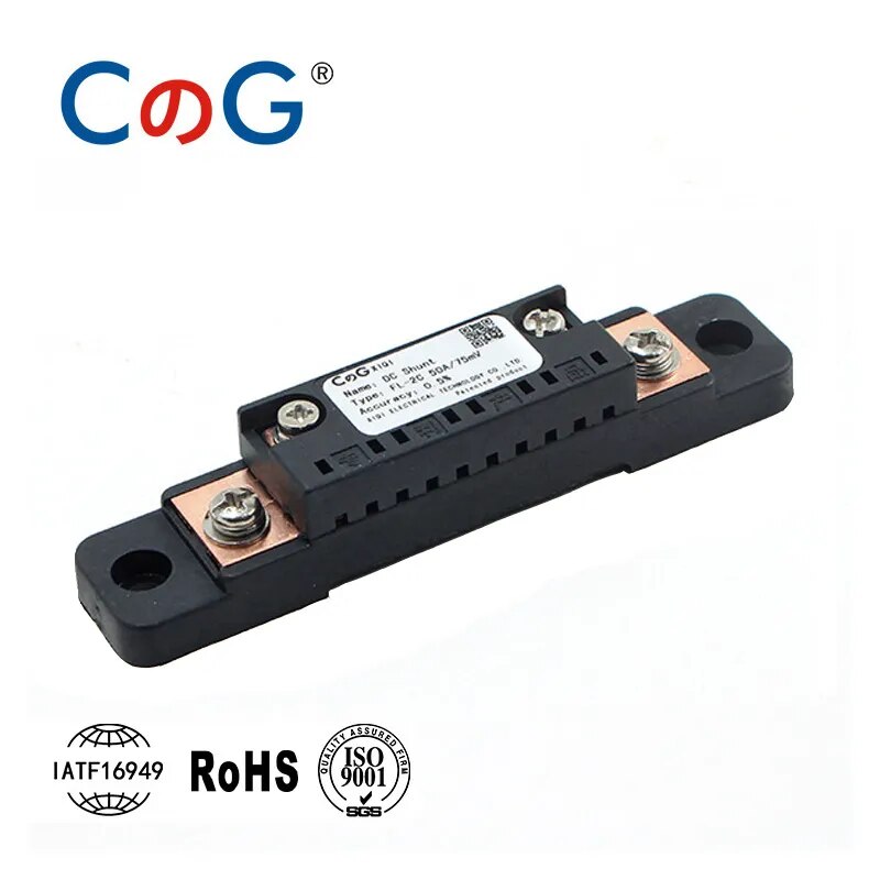 CG FL-2C 10A 15A 20A 30A 50A 75A 100A 75mV Digital Voltage DC Shunts Meter  Analog Ammeter Current Shunt Resistor With Base